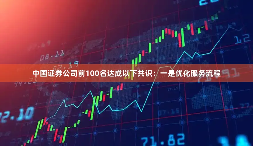 中国证券公司前100名达成以下共识：一是优化服务流程